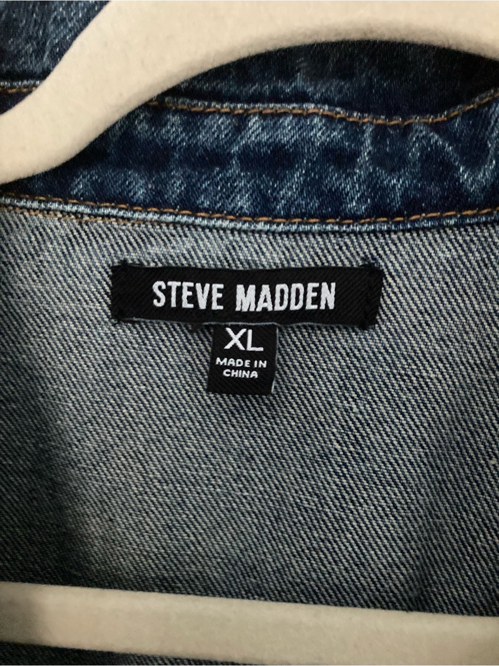 Steve Madden Long Denim Shirt Dress - Picture 3 of 3